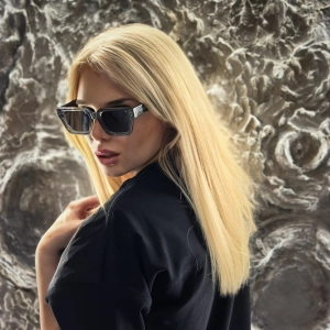 Block – Grey Oversized Sunglasses